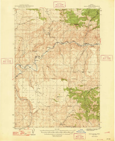 United States Geological Survey Eagle Rock, OR (1948, 62500-Scale) digital map