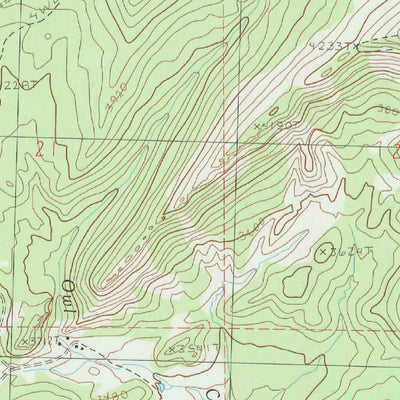 United States Geological Survey Eagle Rock, OR (1990, 24000-Scale) digital map