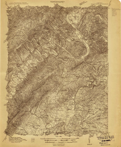 United States Geological Survey Eagle Rock, VA (1913, 48000-Scale) digital map