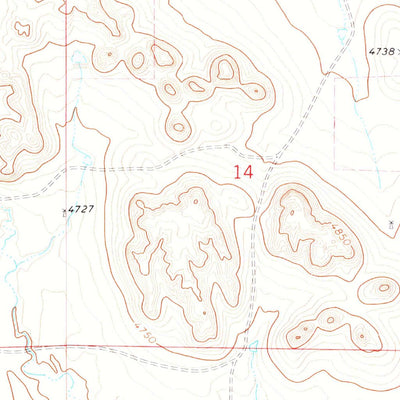 United States Geological Survey Eagle Rock, WY (1971, 24000-Scale) digital map