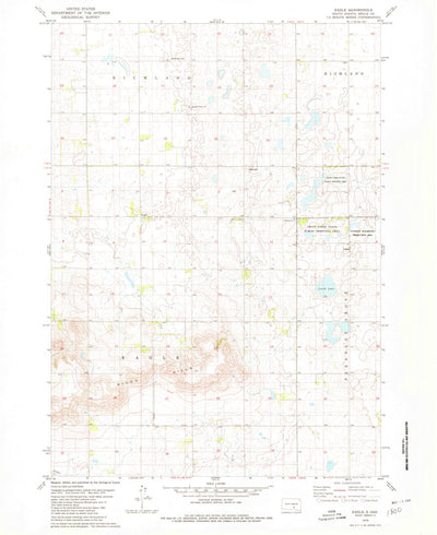 United States Geological Survey Eagle, SD (1979, 24000-Scale) digital map