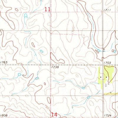 United States Geological Survey Eagle, SD (1979, 24000-Scale) digital map