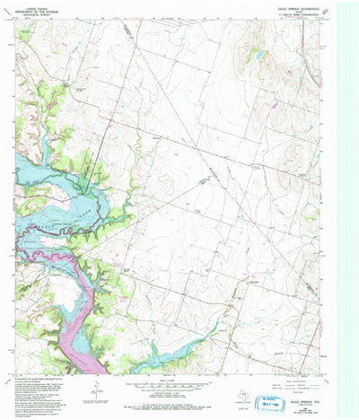 United States Geological Survey Eagle Springs, TX (1965, 24000-Scale) digital map