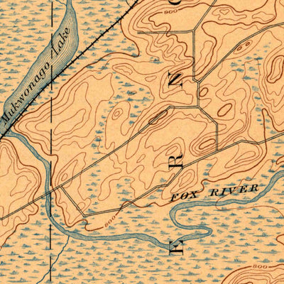 United States Geological Survey Eagle, WI (1897, 62500-Scale) digital map