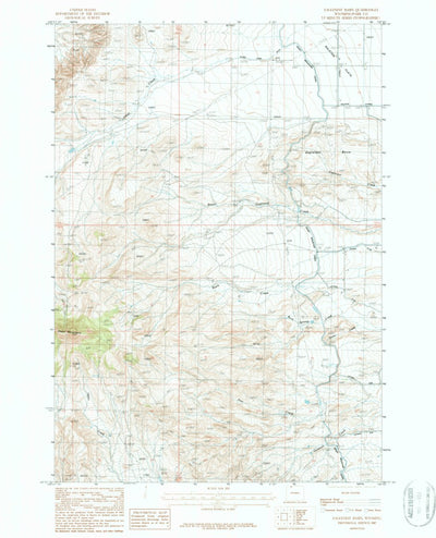 United States Geological Survey Eaglenest Basin, WY (1987, 24000-Scale) digital map
