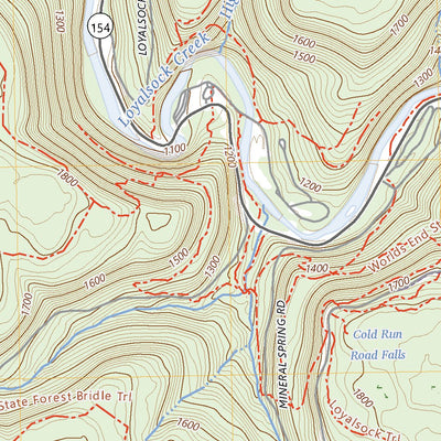 United States Geological Survey Eagles Mere, PA (2023, 24000-Scale) digital map