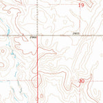 United States Geological Survey Eagles Nest Butte, SD-ND (1968, 24000-Scale) digital map