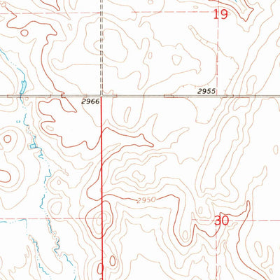 United States Geological Survey Eagles Nest Butte, SD-ND (1968, 24000-Scale) digital map