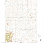 United States Geological Survey Eagles Nest Butte, SD-ND (1993, 24000-Scale) digital map