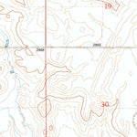 United States Geological Survey Eagles Nest Butte, SD-ND (1993, 24000-Scale) digital map