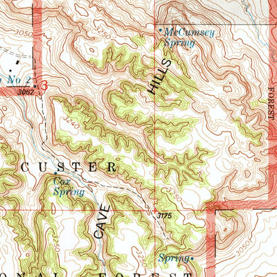 United States Geological Survey Eagles Nest Butte, SD-ND (1993, 24000-Scale) digital map