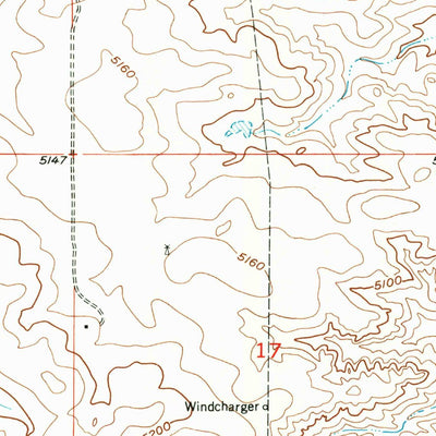 United States Geological Survey Eagles Nest, WY (1951, 24000-Scale) digital map