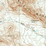 United States Geological Survey Eagletail Mountains East, AZ (1990, 24000-Scale) digital map