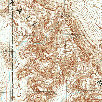 United States Geological Survey Eagletail Mountains East, AZ (1990, 24000-Scale) digital map