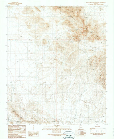 United States Geological Survey Eagletail Mountains West, AZ (1990, 24000-Scale) digital map