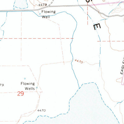 United States Geological Survey Eagleville, CA-NV (1963, 24000-Scale) digital map