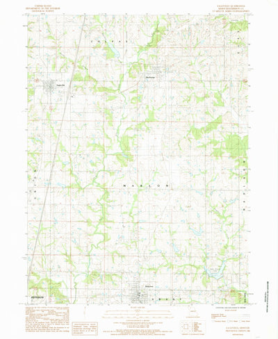 United States Geological Survey Eagleville, MO (1984, 24000-Scale) digital map