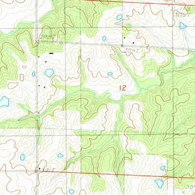 United States Geological Survey Eagleville, MO (1984, 24000-Scale) digital map