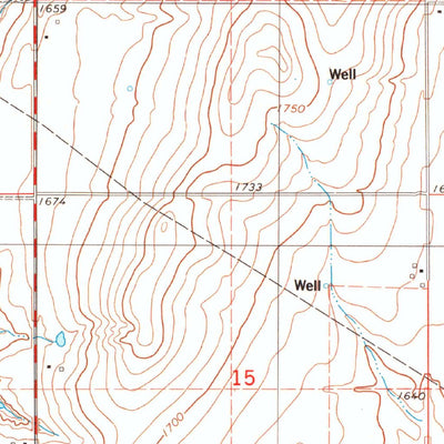United States Geological Survey Eakly NE, OK (1984, 24000-Scale) digital map