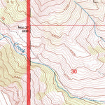 United States Geological Survey Ear Mountain, MT (1995, 24000-Scale) digital map