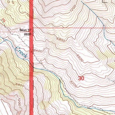 United States Geological Survey Ear Mountain, MT (1995, 24000-Scale) digital map