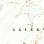 United States Geological Survey Ear Rock, NM (1970, 24000-Scale) digital map