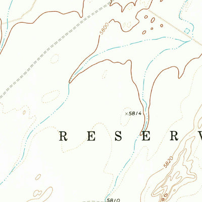 United States Geological Survey Ear Rock, NM (1970, 24000-Scale) digital map