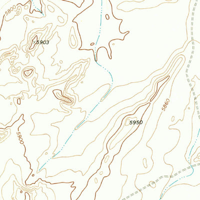 United States Geological Survey Ear Rock, NM (1970, 24000-Scale) digital map