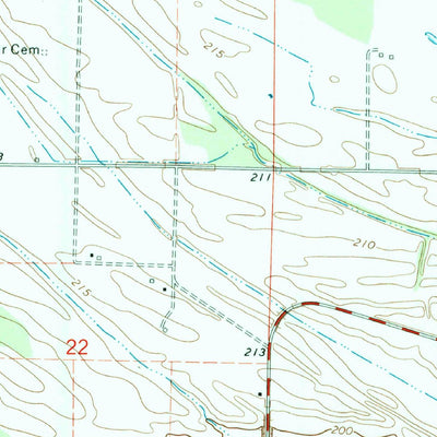 United States Geological Survey Earle, AR (1974, 24000-Scale) digital map