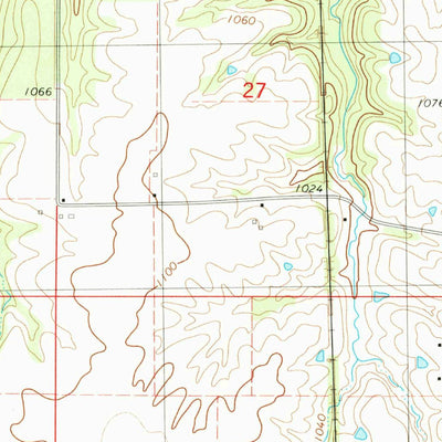 United States Geological Survey Earlham East, IA (1983, 24000-Scale) digital map