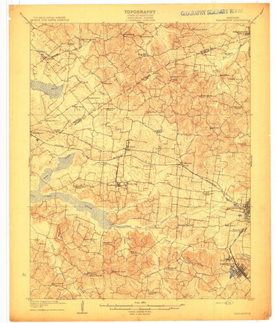 United States Geological Survey Earlington, KY (1909, 62500-Scale) digital map