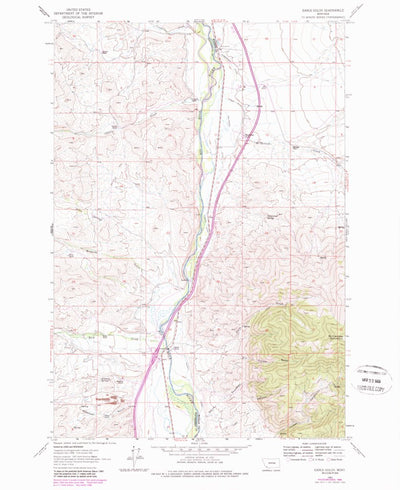 United States Geological Survey Earls Gulch, MT (1961, 24000-Scale) digital map