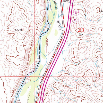 United States Geological Survey Earls Gulch, MT (1961, 24000-Scale) digital map