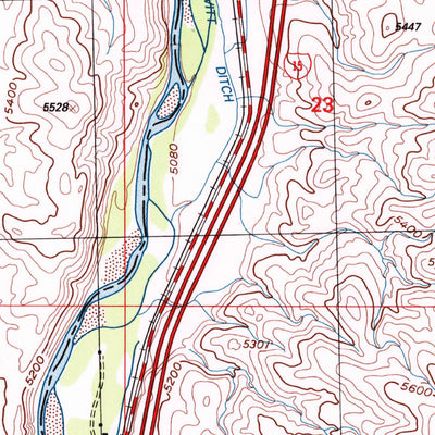 United States Geological Survey Earls Gulch, MT (1997, 24000-Scale) digital map