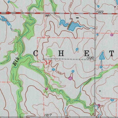 United States Geological Survey Earlton, KS (1973, 24000-Scale) digital map