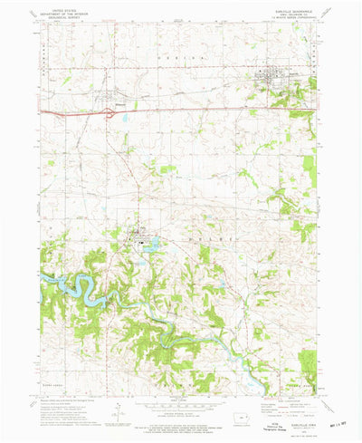 United States Geological Survey Earlville, IA (1973, 24000-Scale) digital map