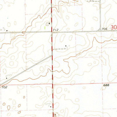 United States Geological Survey Earlville, IL (1971, 24000-Scale) digital map