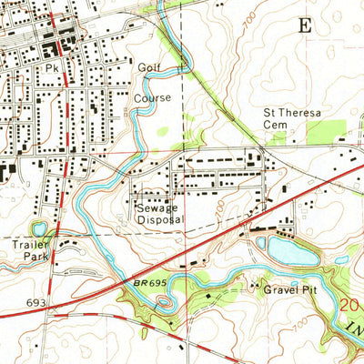 United States Geological Survey Earlville, IL (1971, 24000-Scale) digital map