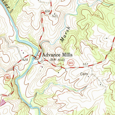 United States Geological Survey Earlysville, VA (1965, 24000-Scale) digital map
