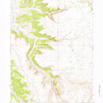 United States Geological Survey Earnest Butte, WY (1968, 24000-Scale) digital map