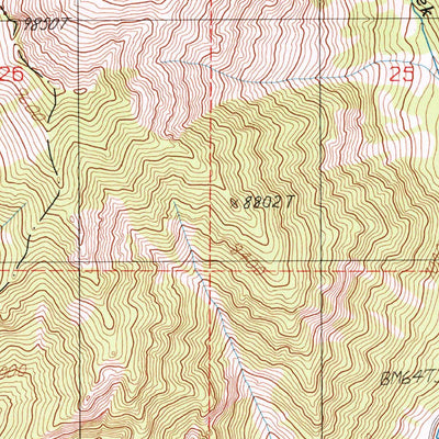 United States Geological Survey Earthquake Lake, MT-ID (1988, 24000-Scale) digital map