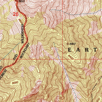 United States Geological Survey Earthquake Lake, MT-ID (2000, 24000-Scale) digital map