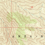 United States Geological Survey Earthquake Valley, CA (1959, 24000-Scale) digital map