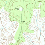 United States Geological Survey Earwood Creek SW, TX (1971, 24000-Scale) digital map