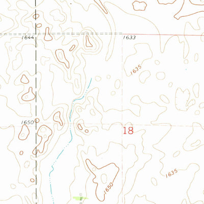 United States Geological Survey Easby, ND (1972, 24000-Scale) digital map