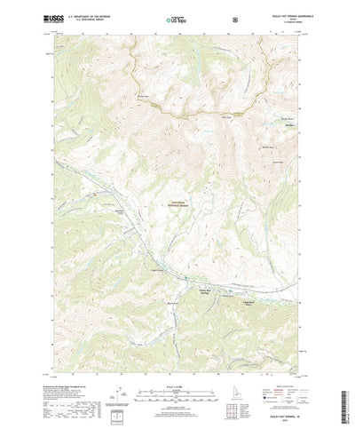 United States Geological Survey Easley Hot Springs, ID (2020, 24000-Scale) digital map