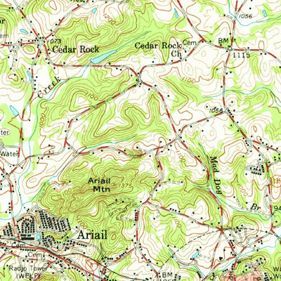 Easley, SC (1957, 62500-Scale) Map by United States Geological Survey ...