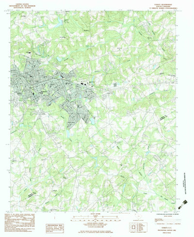 United States Geological Survey Easley, SC (1983, 24000-Scale) digital map