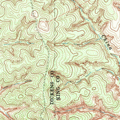 United States Geological Survey East Afton NE, TX (1968, 24000-Scale) digital map