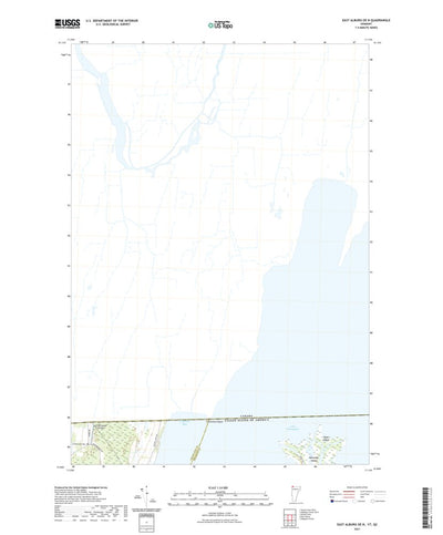 United States Geological Survey East Alburg OE N, VT (2021, 24000-Scale) digital map